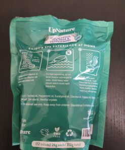 UpNature Shower Steamers Aromatherapy, Breathe 12pcs - Eucalyptus Shower Steamer with 100% Pure Natural Eucalyptus, Tea Tree & Peppermint Essential Oil Vapor Shower Tablets for Sinus Relief Breathe Easy 24 71FwoLP2D2L