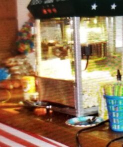 Olde Midway Bar Style Popcorn Machine Maker Popper with 8-Ounce Kettle - Black 8 oz. Kettle 52 71FxsNFLoL