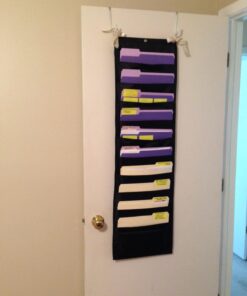 Carson Dellosa Storage Pocket Chart, Black (158573) 12 71FyLIKEeYL