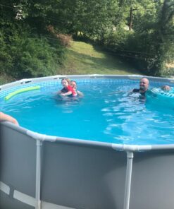 INTEX QS500 Krystal Clear Saltwater Chlorine System for Above Ground Pools: Keeps Water – Removes Bacteria Reduces Chemical Use Sleek Control Panel with Buttons Up to 7000 Gallon Pools Saltwater System with E.C.O. (Electrocatalytic Oxidation) 37 71FyUehSsZL