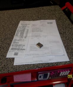 Master Magnetics Ceramic Latch Magnet Assemblies - Rectangular with Center Hole, Zinc Plated, 1" Length, 0.875" Width, 0..25" Height, 7 Pound Pull, Silver, Pack of 20, CA403CNX20 27 71Fz5lA0LBL