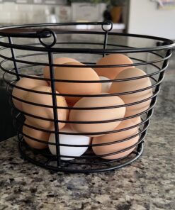 Little Giant® Small Egg Basket | Basket for Carrying and Collecting Chicken Eggs | Wire Egg Basket | Egg Collecting Basket 17 71FzqGOBu1L