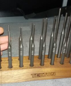 TEKTON Punch Set with Walnut Block (18-Piece) | 66564 Gunsmith Punch Set 52 71FzrfBnOhL