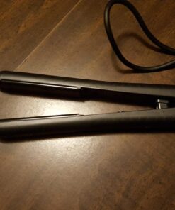 HSI Professional Ceramic Tourmaline Ionic Flat Iron Hair Straightener with Glove, Pouch and Travel Size Argan Oil Leave in Hair Treatment 46 71G SWX20L