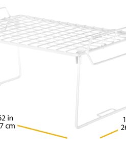 Whitmor Wire Grid Stacking Utility Shelf 20 71G ryKEI9L