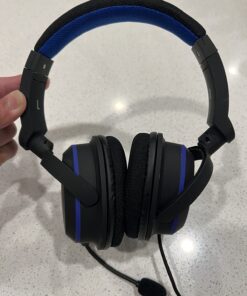 OONOL Gaming Headphones, Rotated Earmuffs, Retractable Microphone, Bass Sound, On Ear Wired Noise Cancelling Headset for PC, PS4, PS5, Xbox One, Switch, Laptop, 3.5MM Jack (Black) Black 32 71G06QXQL4L