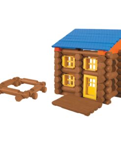 LINCOLN LOGS – Oak Creek Lodge – 137 Pieces - Real Wood Logs-Ages 3+ - Best Retro Building Gift Set for Boys/Girls – Creative Construction Engineering – Top Blocks Game Kit - Preschool Education Toy Classic 23 71G0BM3qCL