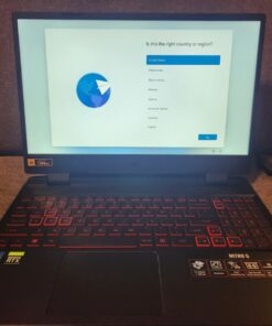 Acer Nitro 5 AN515-58-57Y8 Gaming Laptop | Intel Core i5-12500H | NVIDIA GeForce RTX 3050 Ti Laptop GPU | 15.6" FHD 144Hz IPS Display | 16GB DDR4 | 512GB Gen 4 SSD | Killer Wi-Fi 6 | Backlit Keyboard i5-12500H / RTX3050Ti 79 71G0DJ4jswL
