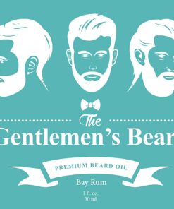 The Gentlemen's Beard Premium Bay Rum Beard Oil - Conditioner Softener - All Natural - Softens, Strengthens and Promotes Beard & Mustache Growth - Leave In Conditioner Moisturizes Skin 25 71G0J4oeOjL