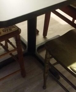 Flash Furniture 30'' x 30'' Restaurant Table X-Base with 3'' Dia. Table Height Column Black 15 71G0d1eLekL