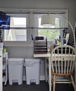 Marbrasse Desk Organiser Drawer, 4-Tier Mesh Desk File Organiser,5 Vertical File Holders and 2 Pen Holders, Multifunction Desktop Organizer,Desk Organizers and Accessories for Home Office Mesh Vertical File Folder - 01 27 71G0eFyLZtL