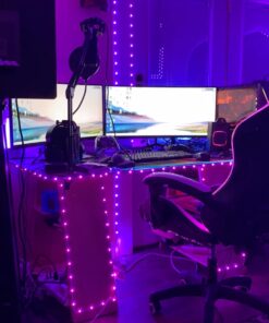 DAYBETTER Led Strip Lights 130ft Color Changing Lights Strip for Bedroom, Desk, Home Decoration, with Remote and 24V Power Supply 34 71G0fyZpq1L