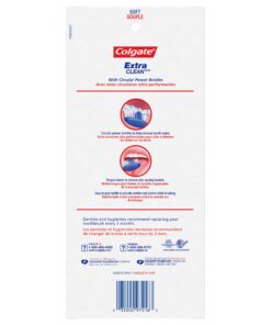 Colgate Extra Clean Toothbrush, Soft Toothbrush for Adults, 6 Count (Pack of 1), Packaging May Vary 6 Count (Pack of 1) Extra Clean Soft 38 71G0nGPuKUL