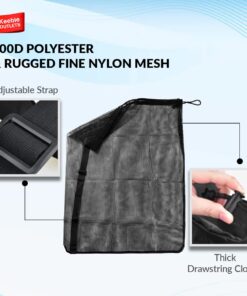 Keeble Outlets Soccer Ball Bag for Coaches and Players | Sports Equipment Bag or Beach Bag with Shoulder Strap | 30 * 40 inches Large Mesh Bag for Equipment Storage, Soccer Balls Without Pocket 9 71G0qcQjx3L