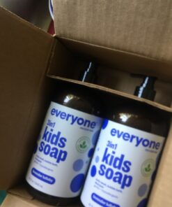 Everyone 3-in-1 Kids Soap, Body Wash, Bubble Bath, Shampoo, 32 Ounce (Pack of 2), Lavender Lullaby, Coconut Cleanser with Plant Extracts and Pure Essential Oils 34 71G1FjdRRnL
