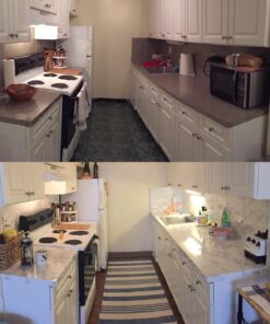 ROSEROSA Peel and Stick PVC Faux Marble Self-Adhesive Wallpaper Covering Counter Top Shelf Liner Napoleon (PGS408 : 2.00 Feet X 6.56 Feet) 50 71G1M0TvIfL