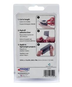 Master Magnetics - B005HY9XFC Magnet Tape, One Side Adhesive Magnetic Tape, 1/16" Thick x 1" Wide x 10 Feet (1 roll), 07019 1 Count (Pack of 1) 15 71G1t0XJ4nL