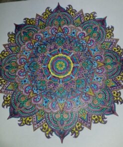 Mandala Coloring Book: 100+ Unique Mandala Designs and Stress Relieving Patterns for Adult Relaxation, Meditation, and Happiness (Magnificent Mandalas) Paperback, Large Print 107 71G28nB1VcL