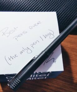 uni-ball Roller Rollerball Pens Fine Point Micro Tip, 0.5mm, Black, 12 Pack 36 71G2rOyxytL