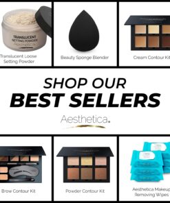 Aesthetica Banana Loose Setting Powder - Flash Friendly Superior Matte Finish Highlighter & Finishing Powder - Includes Velour Puff 37 71G346uMiyL 2