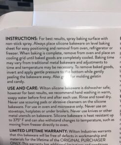 Wilton Bite-Size Brownie Squares Silicone Mold, 24-Cavity MINI Brown 35 71G3N HLtBL