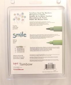 Tombow 61500 Twintone Marker Set, Bright, 12-Pack. Double-Sided Markers for Bold and Precise Writing 43 71G3T4rY8CL