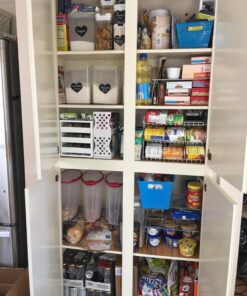 Deco Brothers Stackable Cabinet Shelf Organizer, 2 Pack, Chrome 49 71G3YOrr7ZL