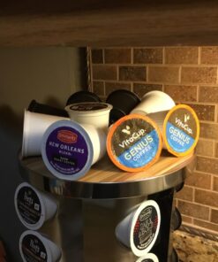 VitaCup Genius Keto Coffee Pods with MCT Oil, Turmeric and Vitamins B1, B5, B6, B9, B12, D3 for Energy & Focus in Recyclable Single Serve Pod Compatible with K-Cup Brewers Including Keurig 2.0 Genius + MCT 16 Count (Pack of 1) 29 71G3uGIMDhL 2