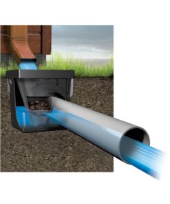 NDS 1200FFRTL Square Catch Basin Drain, Clog-Free Drainage and Infiltration Systems, Removable Filter 12 Inch, Gray, 12 17 71G4PoXyJxL