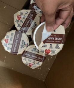 Quaker Instant Oatmeal Express Cups, Maple & Brown Sugar, 1.69 Ounce (Pack of 12) 32 71G4R4um6CL 4