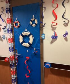 Fun Express Nautical Dangling Swirl Party Decorations - 12 ct 5 71G4YsOmRiL