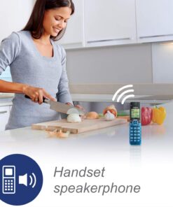VTech CS6719-15 DECT 6.0 Phone with Caller ID/Call Waiting, 1 Cordless Handset, Blue 1 Handset 31 71G4Z 5KmhL