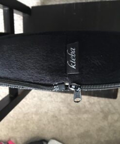 Kieba Hemorrhoid Treatment Donut Tailbone Cushion, Prostate Pillow, Pregnancy, Post Natal, Bed Sores, Coccyx, Sciatica, 18 Inches. Ultra Premium Comfort Foam (Black) Black 30 71G5GC4HUGL