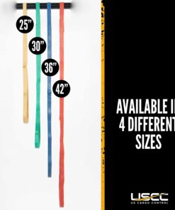 US Cargo Control Large Rubber Moving Bands - 42 Inch Unstretched - 84 Inch Fully Stretched - Red Moving Rubber Bands to Use as Packing Supplies for Moving - Includes 12 Big Rubber Band Straps 1 pack of 12 rubber bands 17 71G5J HgelL