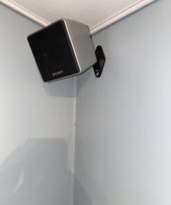 VideoSecu 5 Speaker Wall Ceiling Mount Brackets Black for Home Theater Satellite Speakers 1XZ (Black, 5 Pack) 43 71G6hW94AcL