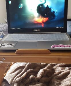 Laptop Desk Nnewvante Adjustable Bed Desk Table Bamboo with USB Fan Foldable Bed Tray w' Drawer 21.6" with Fan 68 71G7B8t4KEL