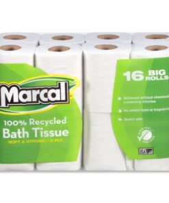 Alternative view of Marcal 100% Recycled, Soft & Absorbent Bathroom Tissue