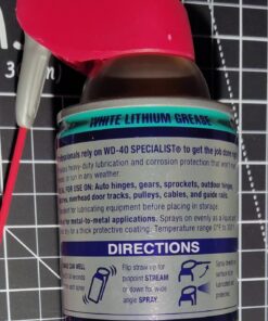 WD-40 Specialist White Lithium Grease Spray with SMART STRAW SPRAYS 2 WAYS, 10 OZ 1-Pack 35 71G7HNP09OL