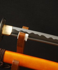 YJ COOL Real Sharp Japanese Samurai Katana Sword 1095 Carbon Steel Full Tang Shiny Blade 12 71G7QVtfeWL