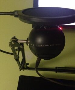 Neewer Professional Microphone Pop Filter Shield Compatible with Blue Yeti and Any Other Microphone, Dual Layered Wind Pop Screen With A Flexible 360 Degree Gooseneck Clip Stabilizing Arm Standard Packaging 34 71G7lRQAaL