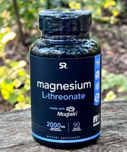 Sports Research Magtein Magnesium L-Threonate Capsules - Magnesium Supplement for Memory, Focus & Cognition - Magnesium L Threonate Supports Brain Health, Sleep & Mood - 2000mg, 90 Capsules for Adults 90 Count (Pack of 1) 22 71G8NSUaimL 1