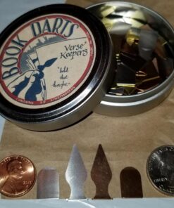 Book Darts 125 Count Tin Brass Bookmarks - Line Book Markers 47 71G8ycbf0yL