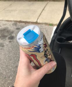 Soda Can Covers 4 Pack for Carbonated Water or Soft Drink - Best Beer Cans Cover Easy Clip on Caps Lid Seal Opening for a Fresher Drinking Experience Multicolor 25 71G8ynxKlrL