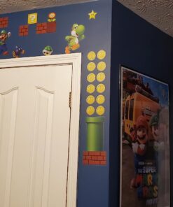 RoomMates RMK2351SCS Nintendo New Super Mario Bros Build a Scene Peel and Stick Wall Decals, Multicolored 28 71G944X02PL