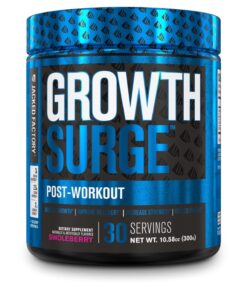 Jacked Factory Growth Surge Creatine Post Workout w/L-Carnitine - Daily Muscle Builder & Recovery Supplement with Creatine Monohydrate, Betaine, L-Carnitine L-Tartrate - 30 Servings, Swoleberry 30 Servings (Pack of 1) 26 71G98rAkVyL 1
