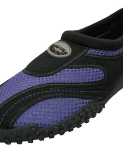 The Wave Easy USA Women's Water Shoes 10 Purple/Black 1185l