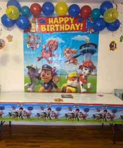 Paw Patrol Adventures Disposable Plastic Table Cover - 54" x 96", 1 Piece - Perfect for Birthday Parties and Themed Events 19 71G9ByPb4bL