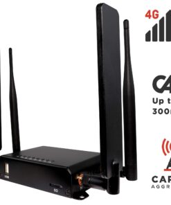 Alternative view of TAKTIKAL 4g LTE+ CAT 6 OpenWRT Unlocked OpenWRT Sim Card Router with Carrier Aggregation - Plug and Play Connection on AT&T, T-Mobile and Verizon