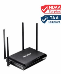 TRENDnet AC2600 MU-MIMO Wireless Gigabit Router, Increase WiFi Performance, WiFi Guest Network, Gaming-Internet-Home Router, Beamforming, 4K streaming, Quad Stream, Dual Band Router, Black, TEW-827DRU 20 71G9YRmtHyL