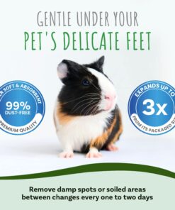 Small Pet Select Premium Small Animal Bedding, Natural Soft Paper Bedding for Small Indoor and Outdoor Pets, Made in USA, Jumbo Size 178 L Pack 30 71G9u9DBsGL